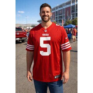 Nike NFL San Francisco 49ers #5 Lance Red On Field Jersey XXL Mens NWOT
